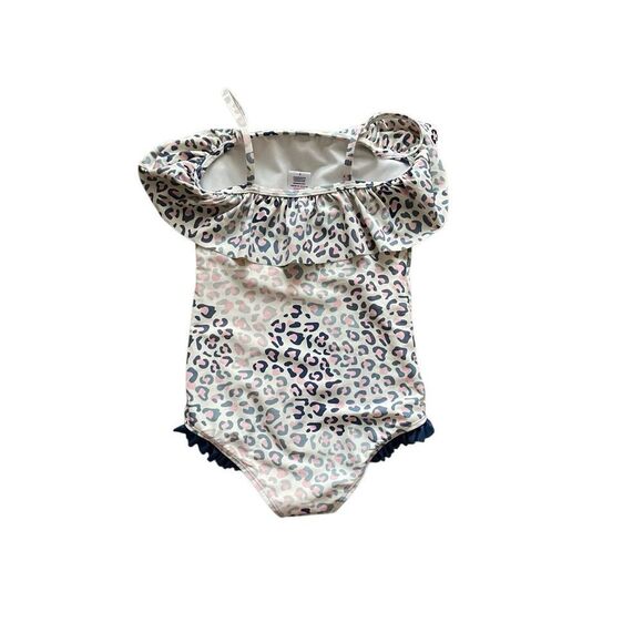 Ruffle Butts Leopard One-Piece Swimsuit –‎ Size 7 – Made in Indonesia - Picture 2 of 4